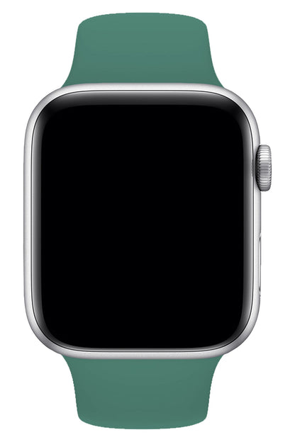 Apple Watch Uyumlu Silikon Spor Kordon Çam Yeşili