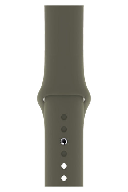 Apple Watch Uyumlu Silikon Spor Kordon Davy Yeşil