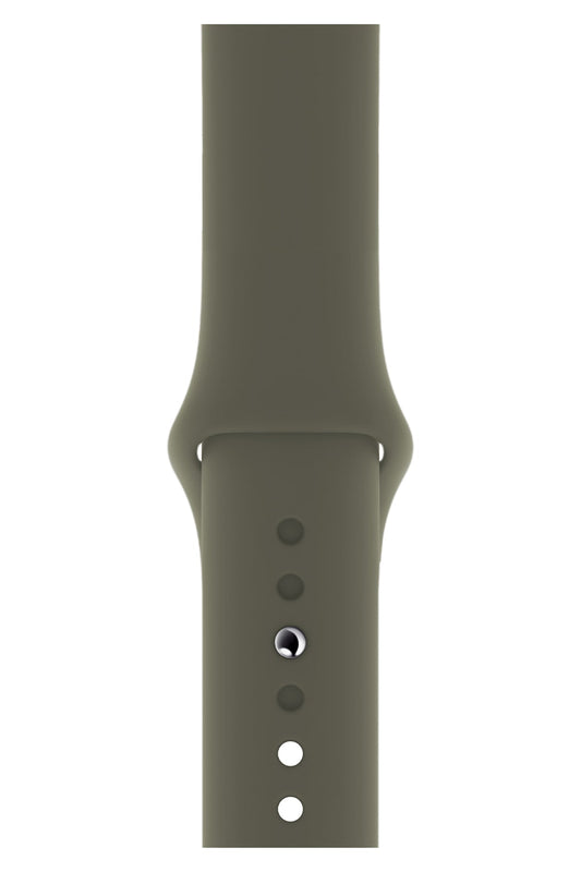 Apple Watch Uyumlu Silikon Spor Kordon Davy Yeşil