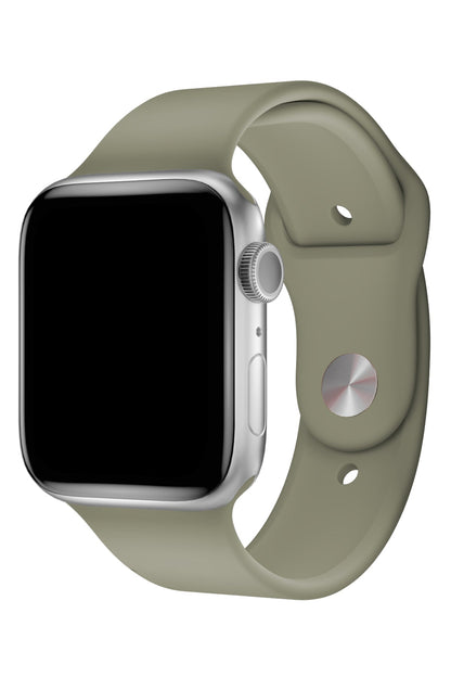 Apple Watch Uyumlu Silikon Spor Kordon Davy Yeşil