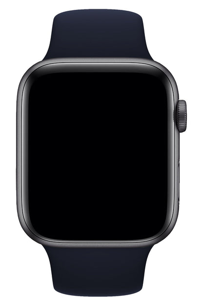 Apple Watch Uyumlu Silikon Spor Kordon Gece Mavi