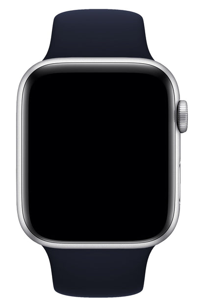 Apple Watch Uyumlu Silikon Spor Kordon Gece Mavi