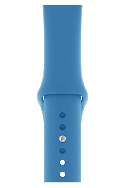 Apple Watch Uyumlu Silikon Spor Kordon Gök Mavi