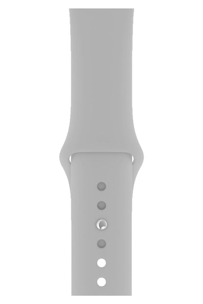 Apple Watch Uyumlu Silikon Spor Kordon Gri