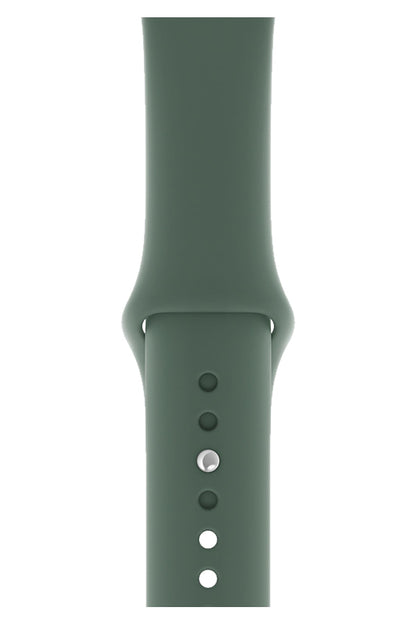 Apple Watch Uyumlu Silikon Spor Kordon Haki