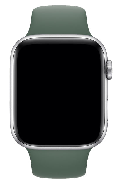 Apple Watch Uyumlu Silikon Spor Kordon Haki
