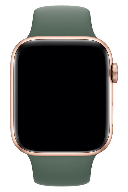 Apple Watch Uyumlu Silikon Spor Kordon Haki