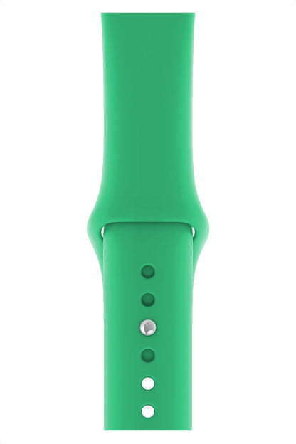 Apple Watch Uyumlu Silikon Spor Kordon Ihlamur Yeşil