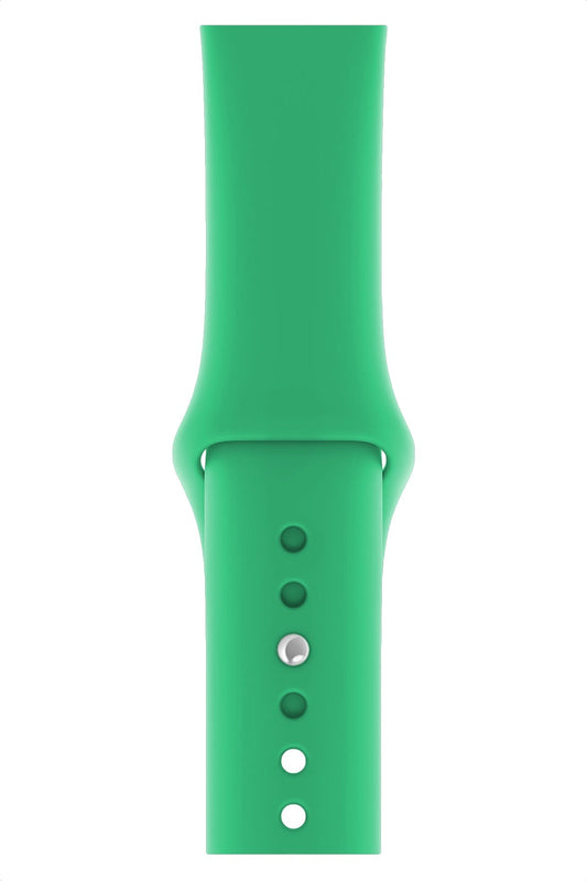 Apple Watch Uyumlu Silikon Spor Kordon Ihlamur Yeşil