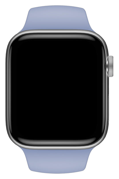 Apple Watch Uyumlu Silikon Spor Kordon Kristal Mavi