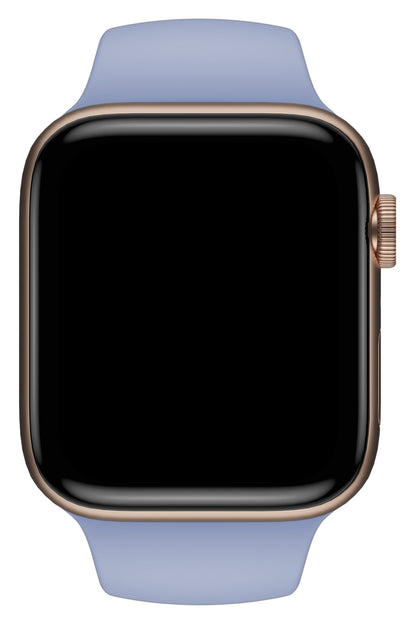 Apple Watch Uyumlu Silikon Spor Kordon Kristal Mavi