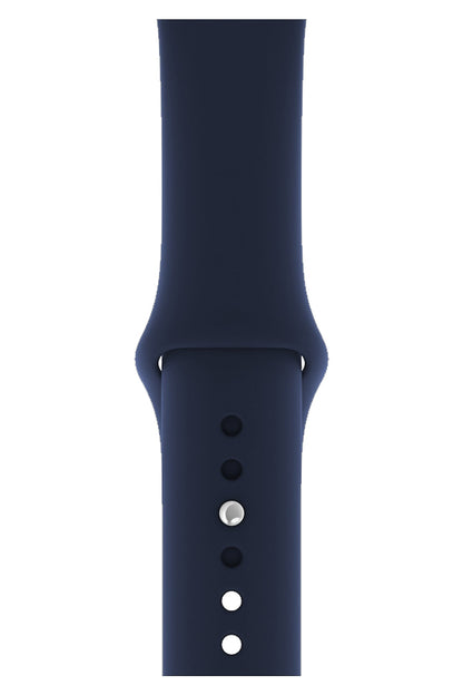 Apple Watch Uyumlu Silikon Spor Kordon Lacivert
