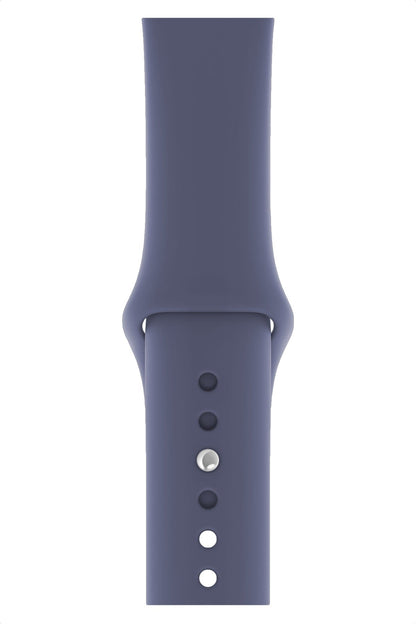Apple Watch Uyumlu Silikon Spor Kordon Lavanta Gri