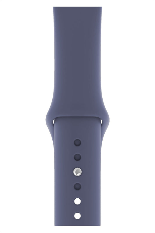 Apple Watch Uyumlu Silikon Spor Kordon Lavanta Gri