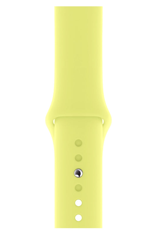 Apple Watch Uyumlu Silikon Spor Kordon Kozmik Lime