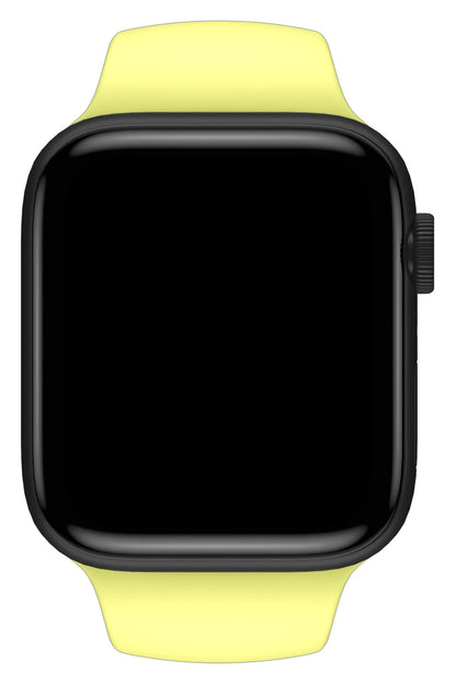 Apple Watch Uyumlu Silikon Spor Kordon Kozmik Lime