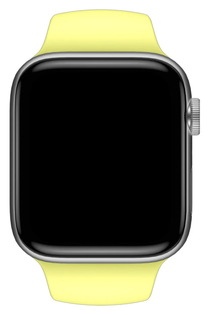 Apple Watch Uyumlu Silikon Spor Kordon Kozmik Lime