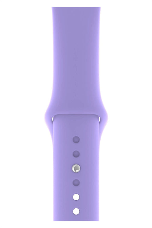 Apple Watch Uyumlu Silikon Spor Kordon Mauve