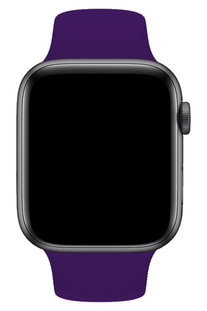 Apple Watch Uyumlu Silikon Spor Kordon Mor