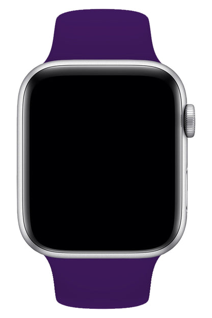 Apple Watch Uyumlu Silikon Spor Kordon Mor