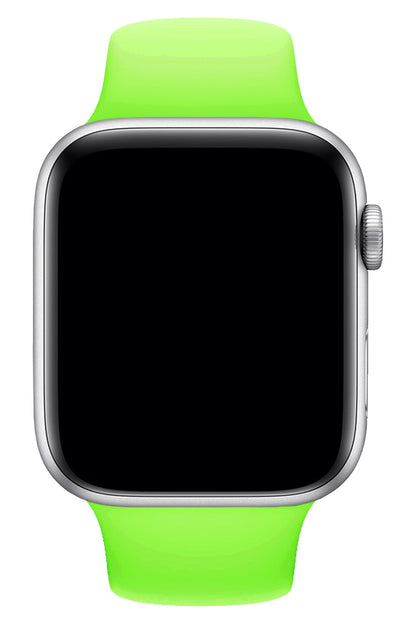 Apple Watch Uyumlu Silikon Spor Kordon Neon Yeşil