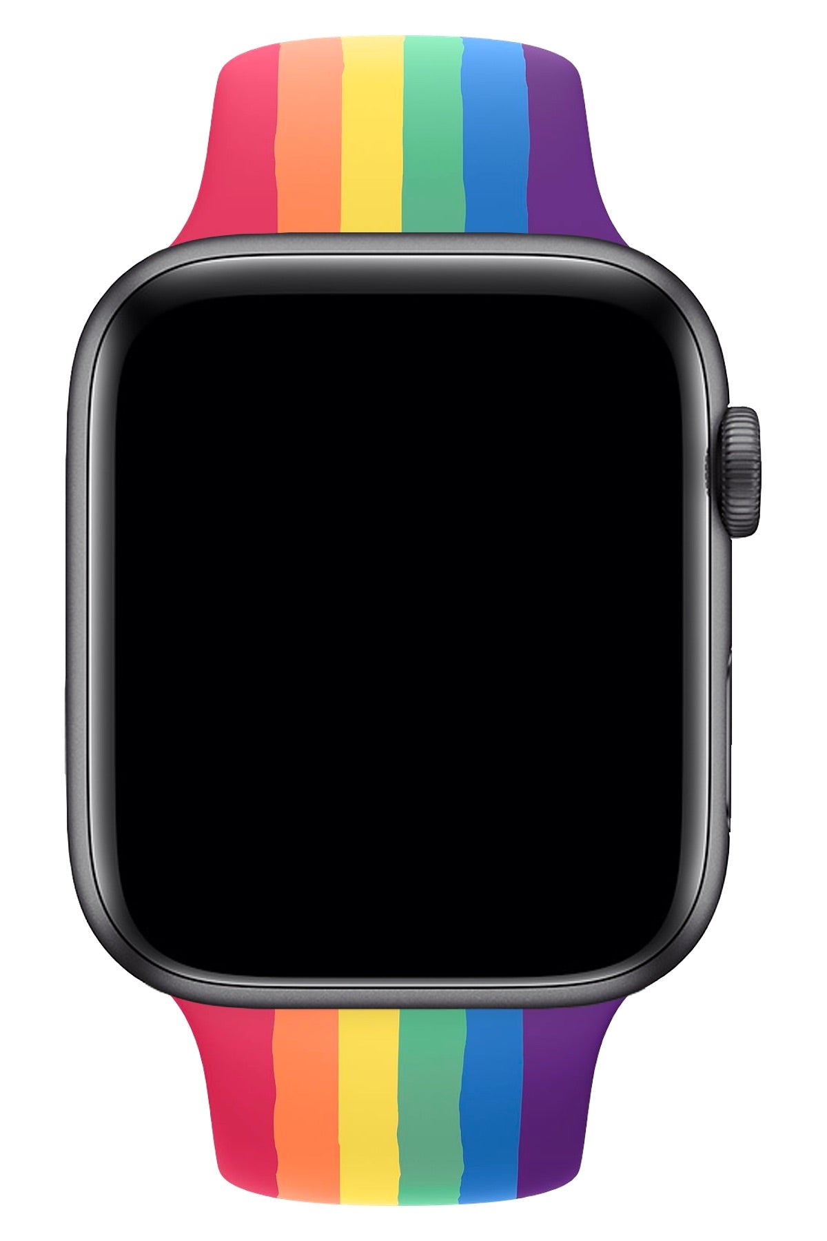 Apple Watch Uyumlu Silikon Spor Kordon Rainbow