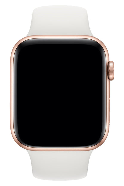 Apple Watch Uyumlu Silikon Spor Kordon Beyaz