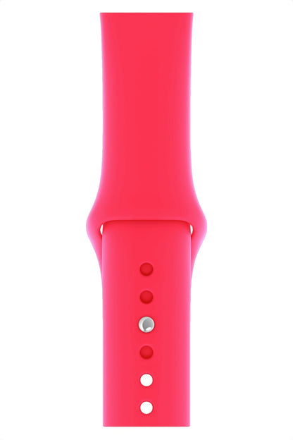 Apple Watch Uyumlu Silikon Spor Kordon Sakız Pembe