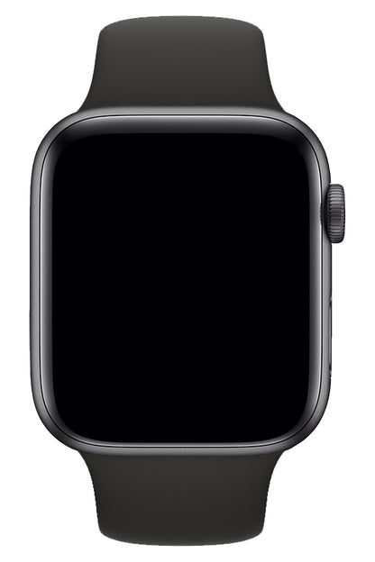 Apple Watch Uyumlu Silikon Spor Kordon Siyah