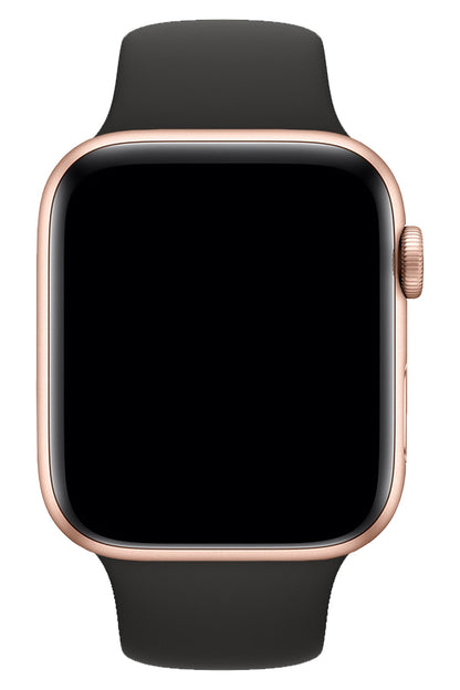 Apple Watch Uyumlu Silikon Spor Kordon Siyah