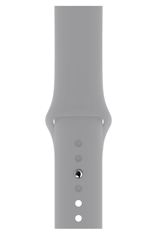 Apple Watch Uyumlu Silikon Spor Kordon Taupe Gri