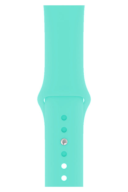 Apple Watch Uyumlu Silikon Spor Kordon Turkuaz