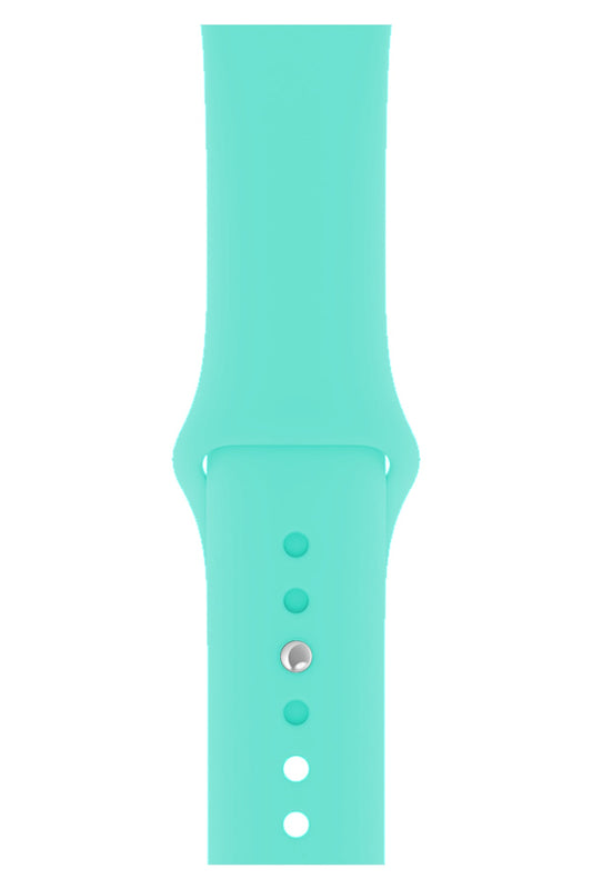 Apple Watch Uyumlu Silikon Spor Kordon Turkuaz