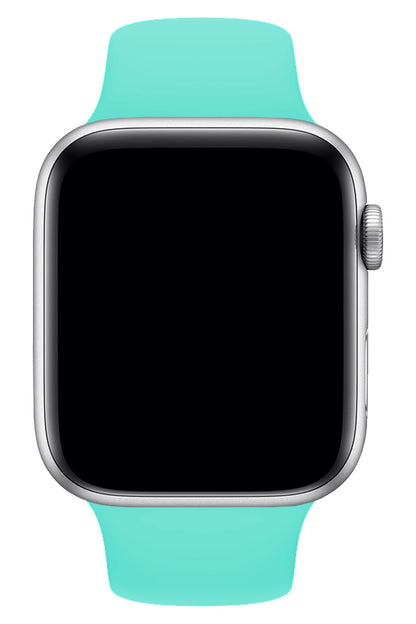 Apple Watch Uyumlu Silikon Spor Kordon Turkuaz