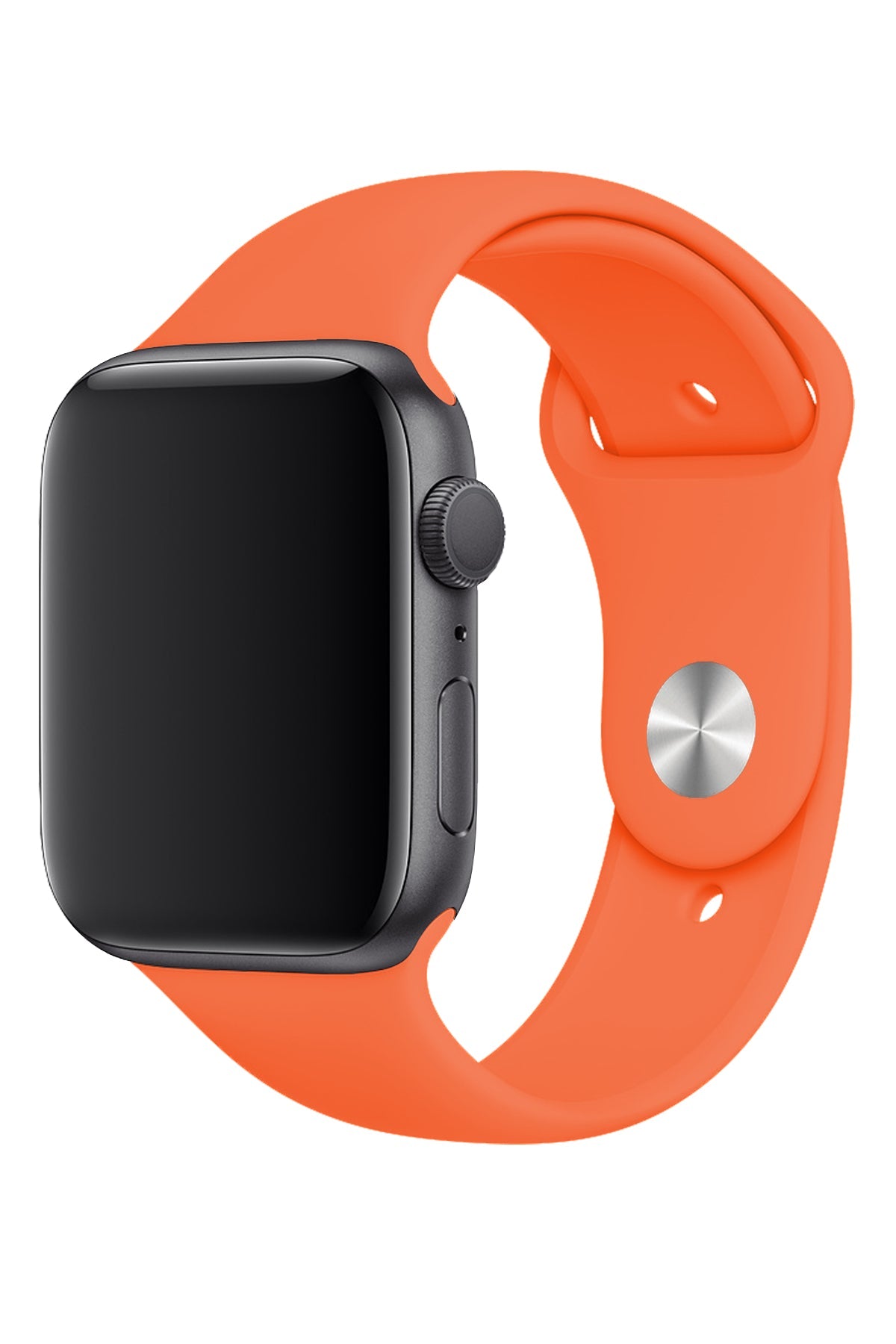 Apple Watch Uyumlu Silikon Spor Kordon Turuncu
