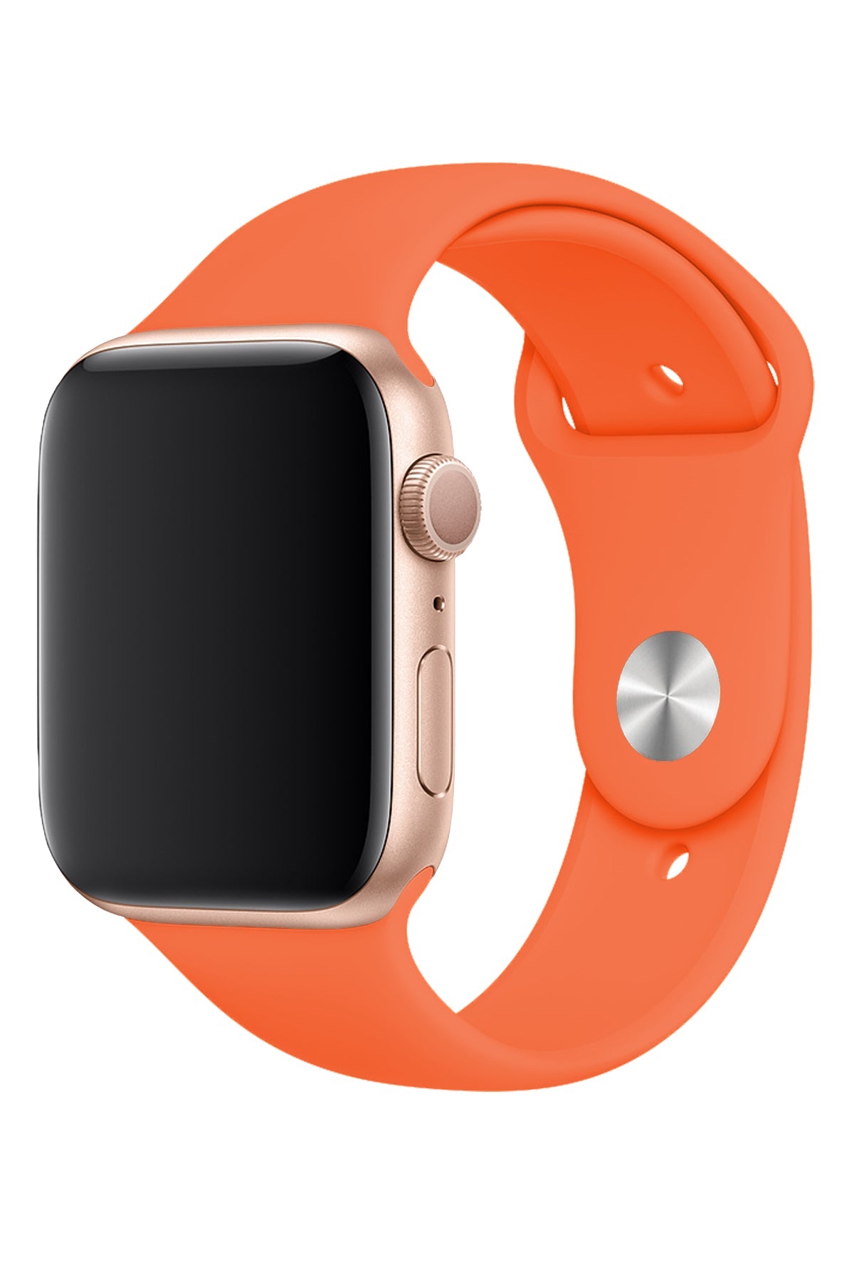 Apple Watch Uyumlu Silikon Spor Kordon Turuncu