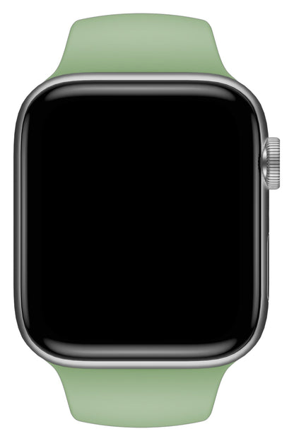 Apple Watch Uyumlu Silikon Spor Kordon Yosun Yeşil