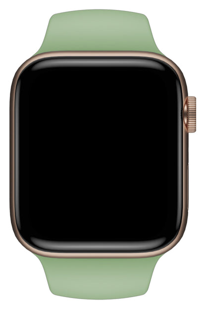 Apple Watch Uyumlu Silikon Spor Kordon Yosun Yeşil