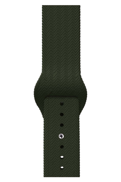 Apple Watch Uyumlu Silikon Wicker Loop Kordon Captain