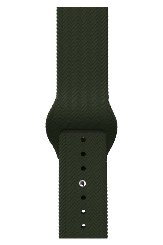 Apple Watch Uyumlu Silikon Wicker Loop Kordon Captain