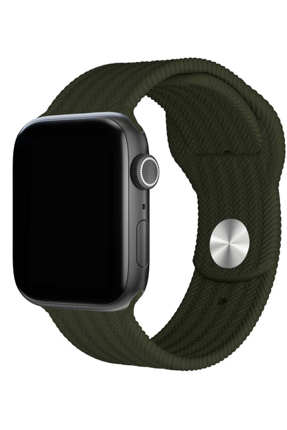 Apple Watch Uyumlu Silikon Wicker Loop Kordon Captain