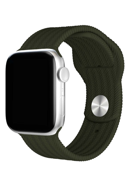 Apple Watch Uyumlu Silikon Wicker Loop Kordon Captain