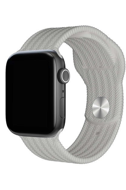 Apple Watch Uyumlu Silikon Wicker Loop Kordon Jewel