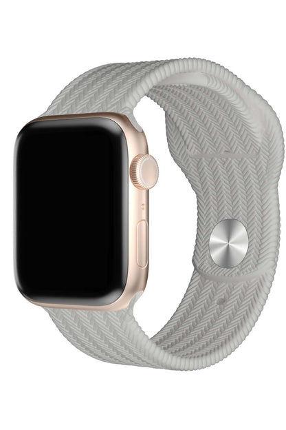 Apple Watch Uyumlu Silikon Wicker Loop Kordon Jewel