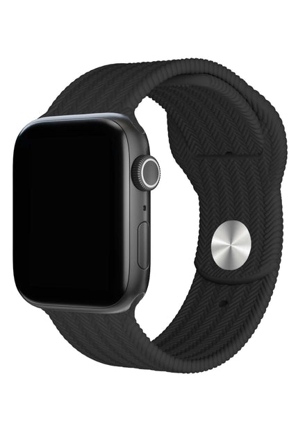 Apple Watch Uyumlu Silikon Wicker Loop Kordon Moby
