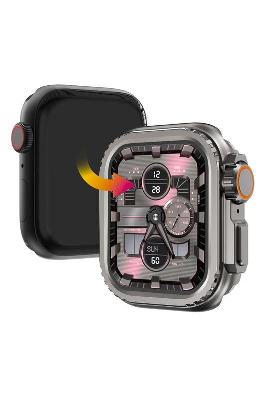 Apple Watch Ultra Dönüştürücü Bumper Kasa Koruyucu Gri