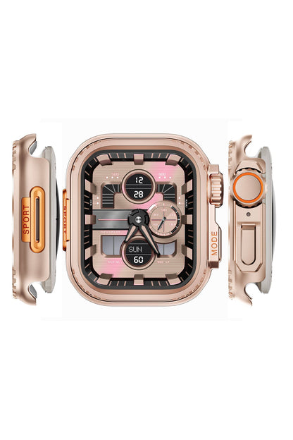 Apple Watch Ultra Dönüştürücü Bumper Kasa Koruyucu Rose Gold