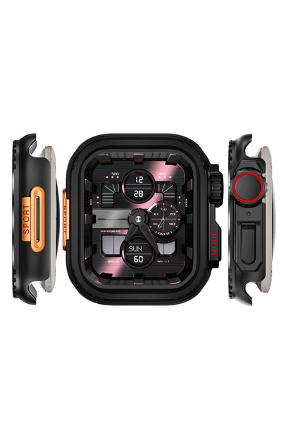 Apple Watch Ultra Dönüştürücü Bumper Kasa Koruyucu Siyah
