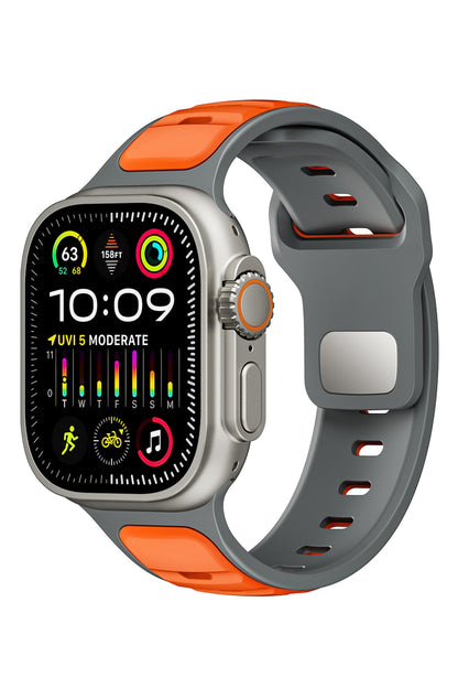 Apple Watch Ultra Uyumlu Dualflex Kordon Ambersteel