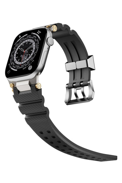 Apple Watch Ultra Uyumlu Gripline Kordon Blackout